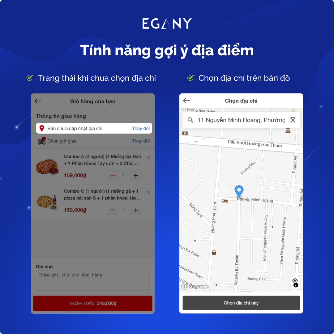 Gợi ý địa điểm